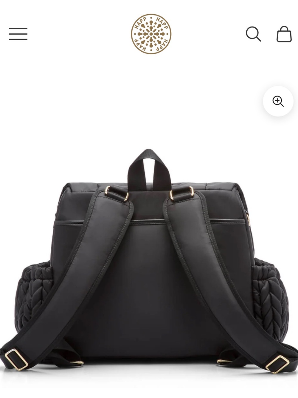 NFS❌ HAPP BRAND Levy Backpack Black - Picture 9 of 16